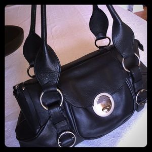 Leather handbag